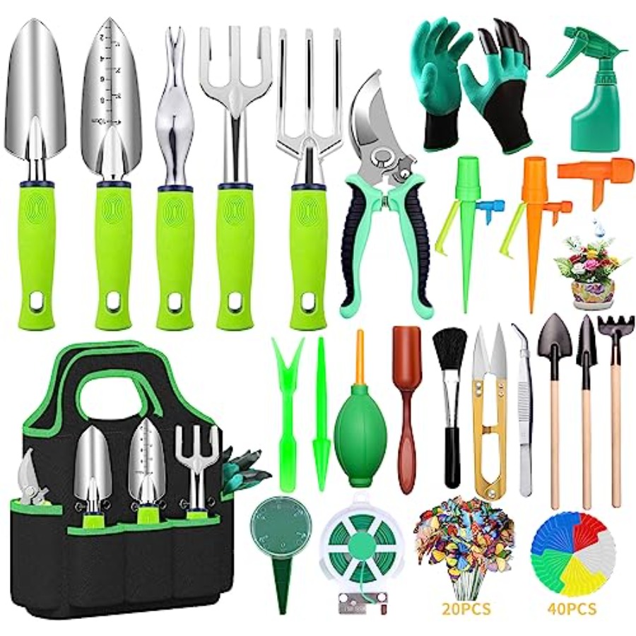 Succulent Set - 84-częściowy zestaw narzędzi ogrodowych, w tym