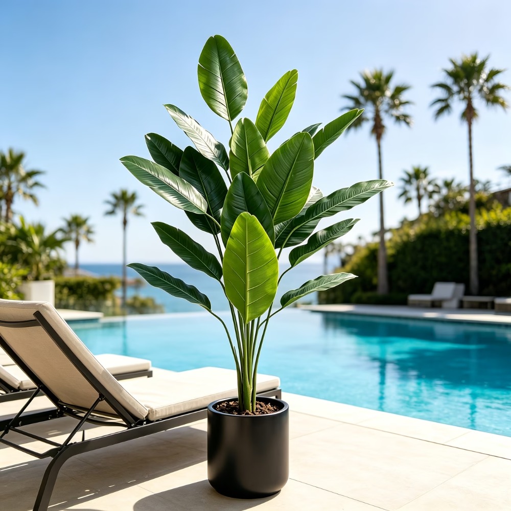 Fiddle Leaf Fig - 1 szt. 105 cm Gigantyczna Sztuczna