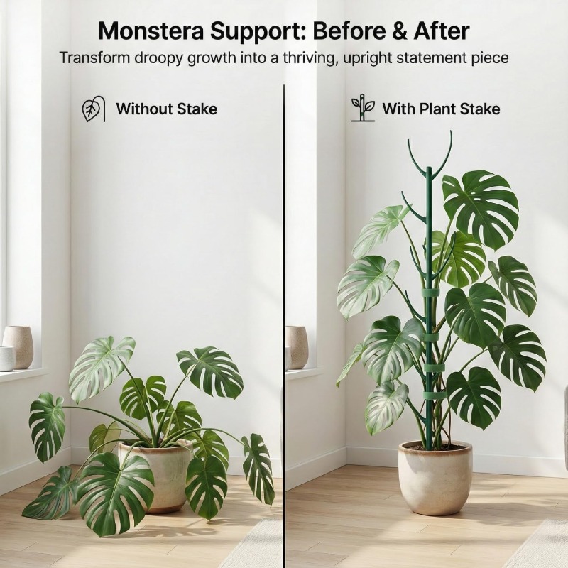 Plant Support Stake - Podpórki dla roślin Monstera, 5 ram