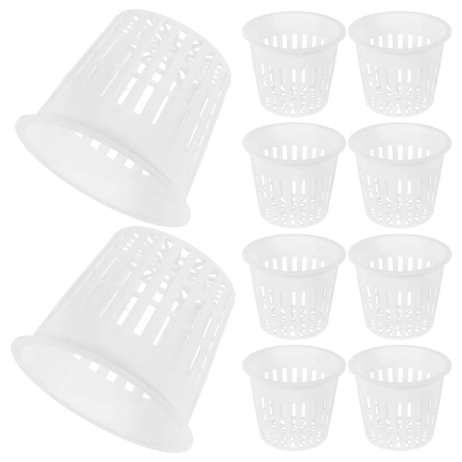 Plant Pot - 10 szt. Siatkowe doniczki hydroponiczne, plastikowe