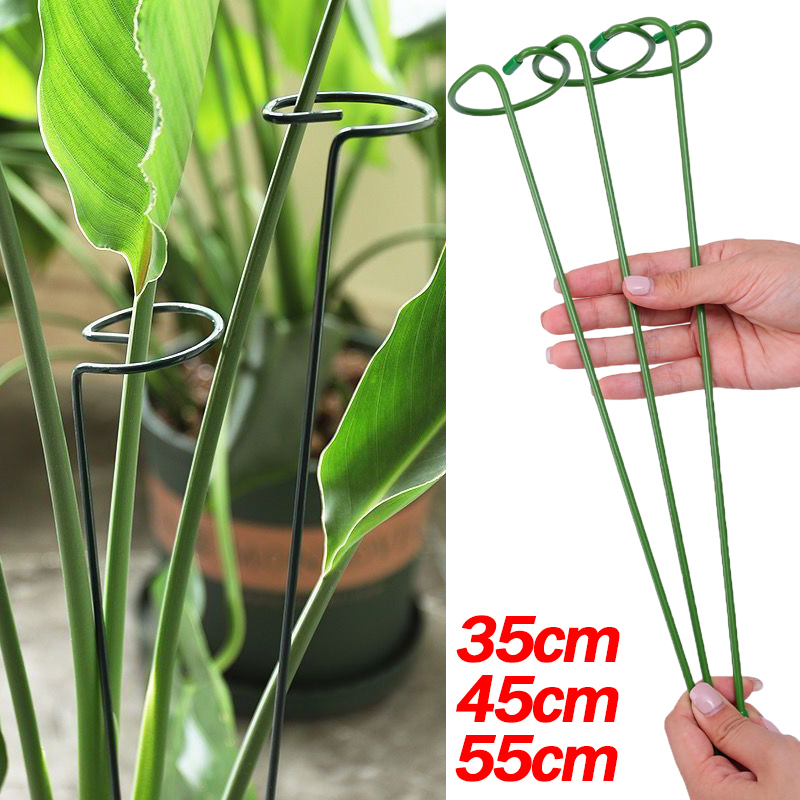 Plant Support Stake - 1-10 szt. Metalowy pojedynczy trzpień do