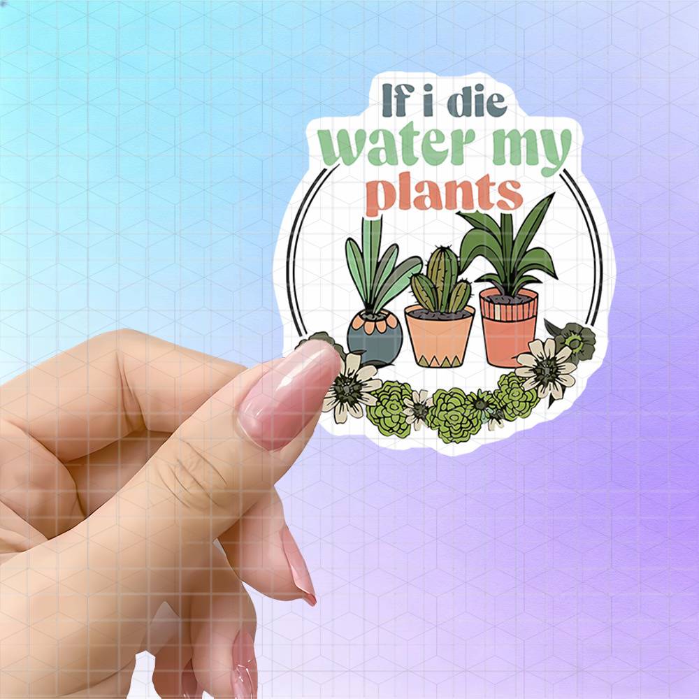 The Plant Parent - Naklejka winylowa z motywem roślin w