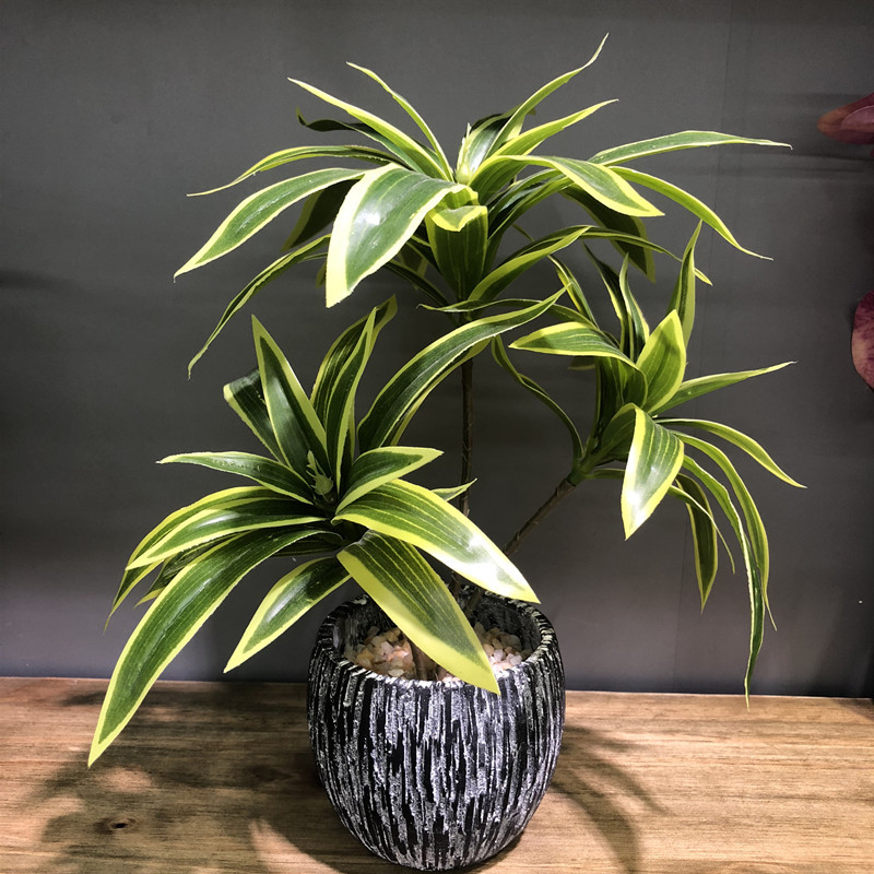 Snake Plant - 35CM 3 widelec sztuczny pulpit sztuczne