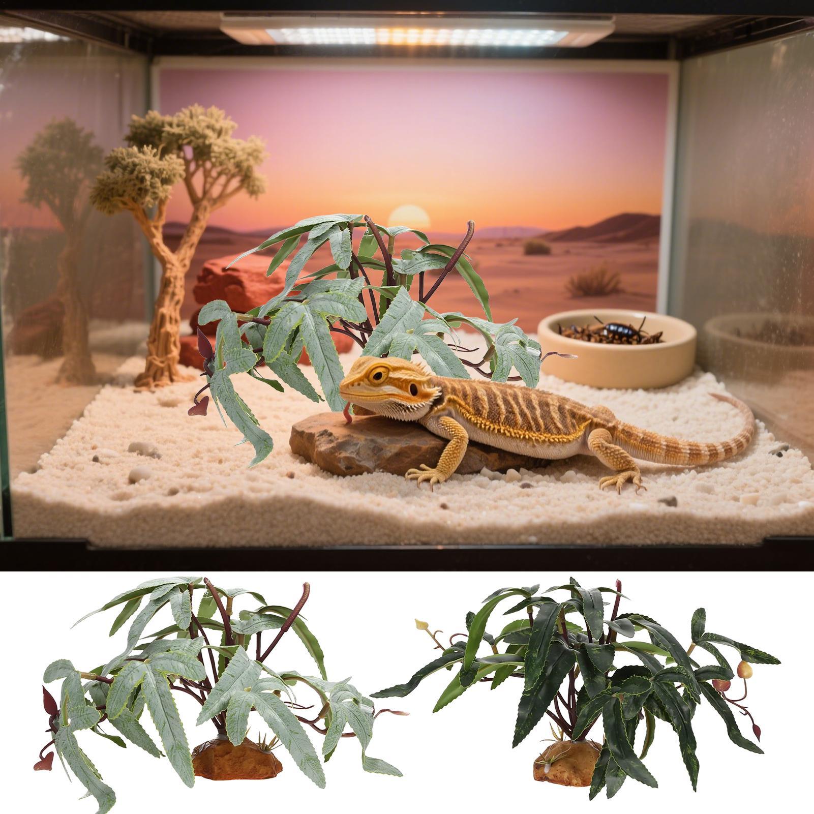 Sztuczne rośliny dla gadów, oz – Snake Plant recenzja i cena