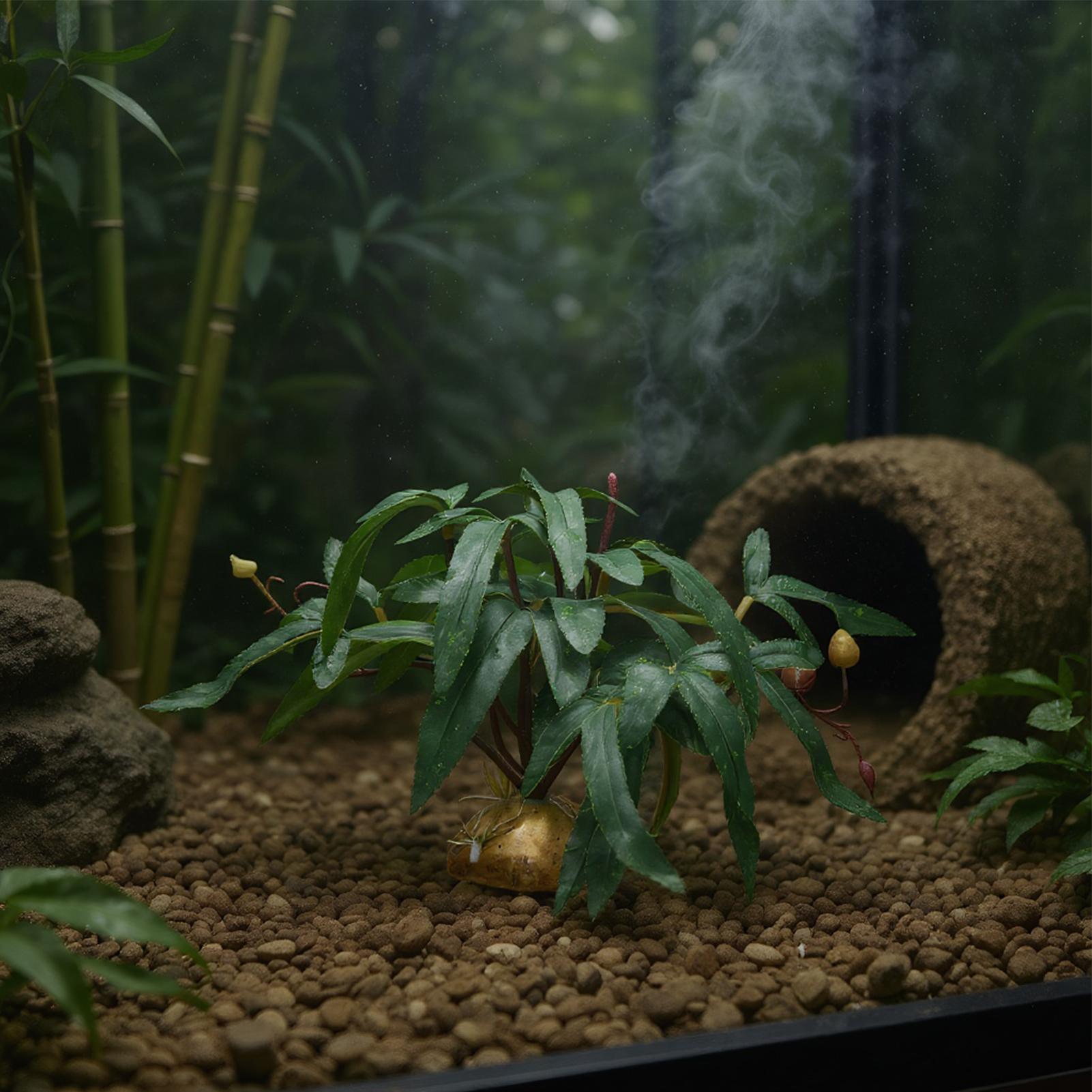 Sztuczne rośliny dla gadów, oz – Snake Plant recenzja i cena