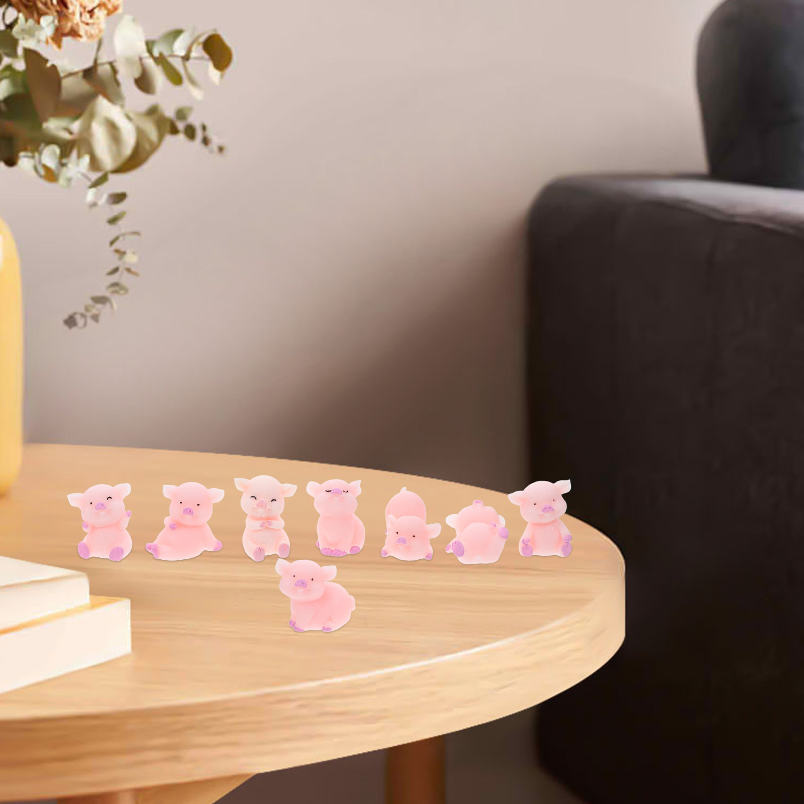 24 szt. Różowe figurki zwierzą – Succulent Set recenzja i cena