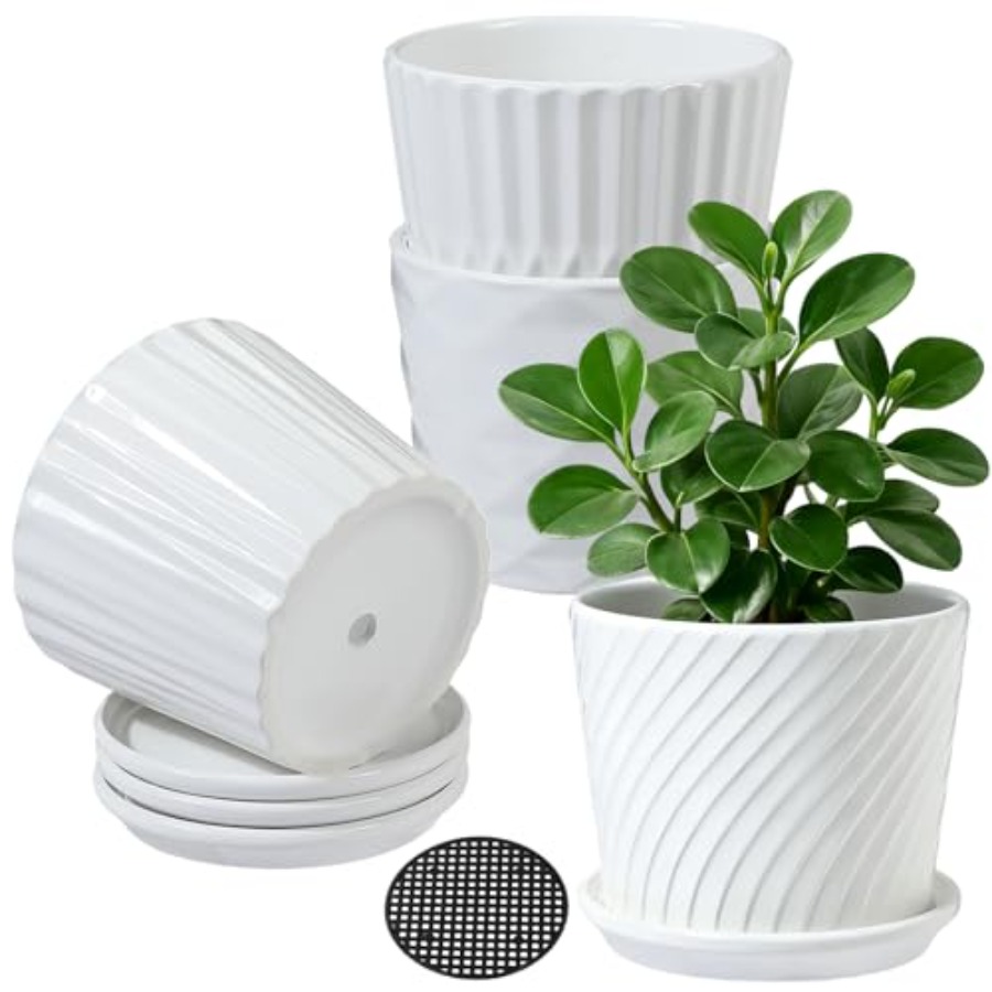 Doniczki - Cylindryczne cerami – Snake Plant Ceramic recenzja i cena