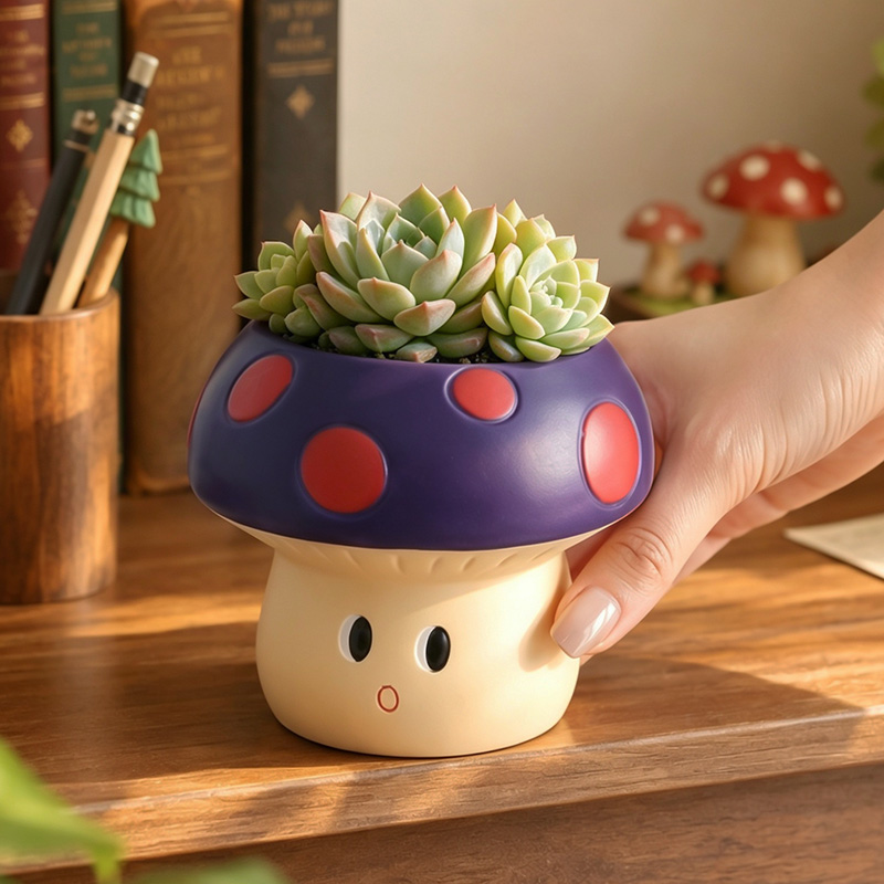 Urocza doniczka z żywicy w ksz – Snake Plant Ceramic recenzja i cena