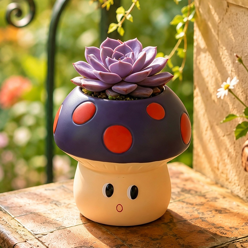 Urocza doniczka z żywicy w ksz – Snake Plant Ceramic recenzja i cena