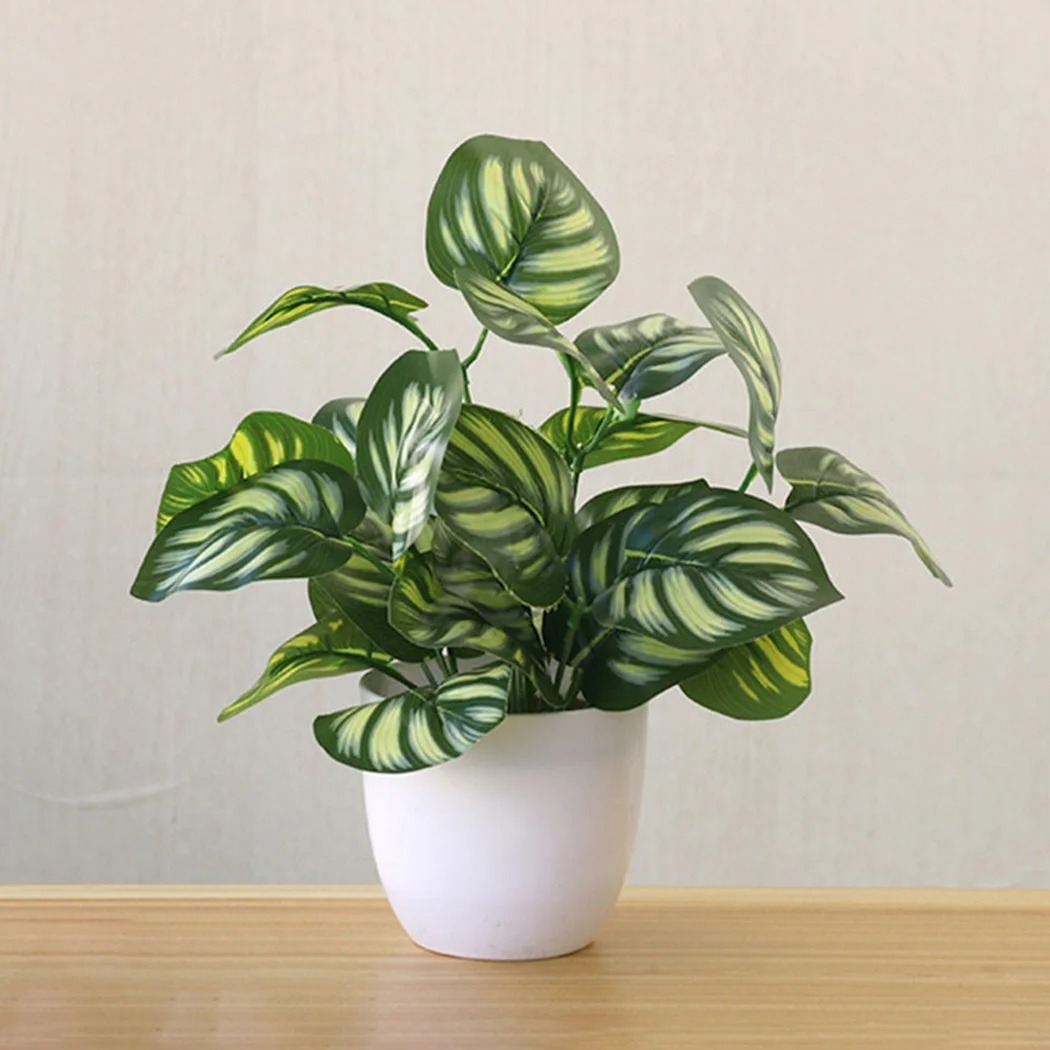 1PC Sztuczne liście Doniczka B – Snake Plant recenzja i cena